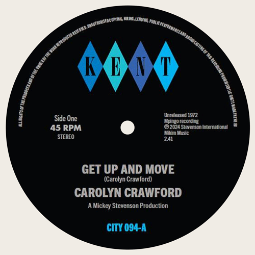 CAROLYN CRAWFORD - Get Up And Move // Sugar Boy - 7inch