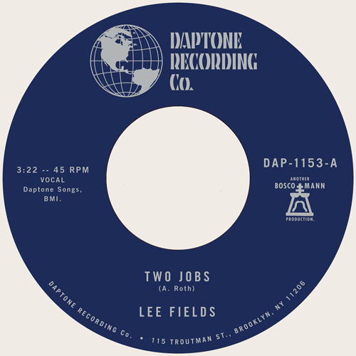 LEE FIELDS - Two Jobs // Save For Tears For Someone New - 7inch