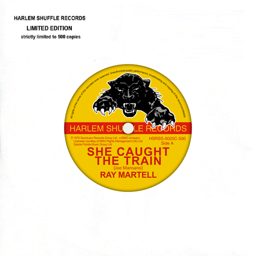 RAY MARTELL - She Caught The Train // Cora - 7inch