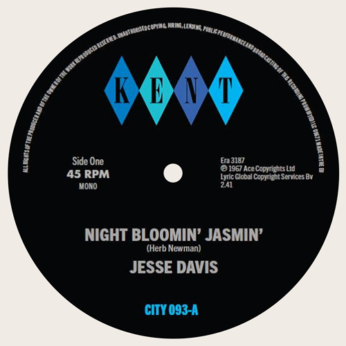JESSE DAVIS - Night Bloomin Jasmin // GUS JENKINS - Tricky Too - 7inch