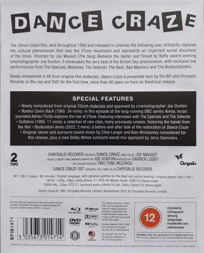 DANCE CRAZE - DVD + Blu-ray