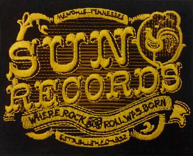 SUN RECORDS - Where Rock and Roll was born - embroidered patch