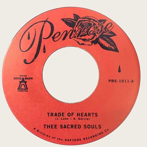 THEE SACRED SOULS - Trade Of Hearts // Let Me Feel Your Charm - 7inch