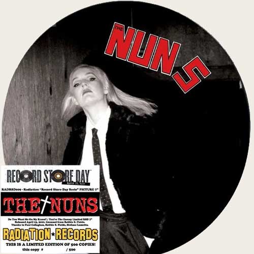 NUNS - You're The Enemy // Do You Want Me On My Knees? - 7inch (RSD22)