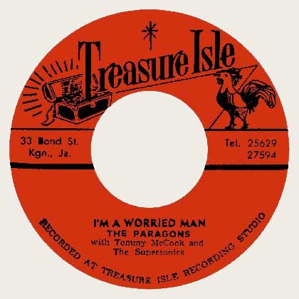 PARAGONS - I'm A Worried Man // TOMMY McCOOK - Soul Style - 7inch