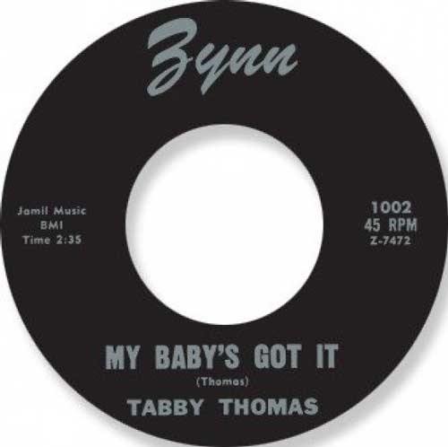 TABBY THOMAS - My Baby's Got It // Tomorrow - 7inch