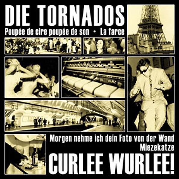 Curlee Wurlee // Die Tornados - 4-track split 7" EP - Copasetic Mailorder