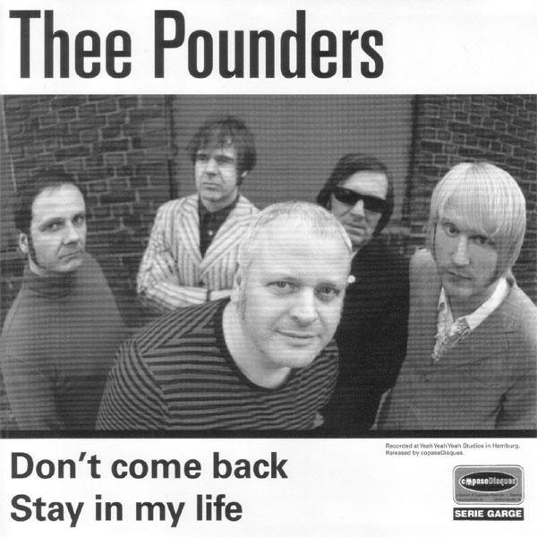 Thee Pounders - Don't Come Back - 7"