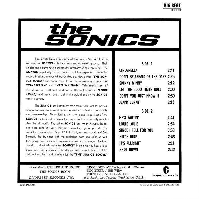 THE SONICS - Boom - LP 
