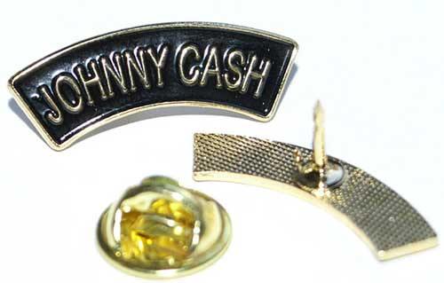 metal pin - JOHNNY CASH