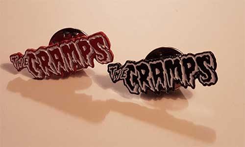 metal pin - THE CRAMPS (available in black and red)