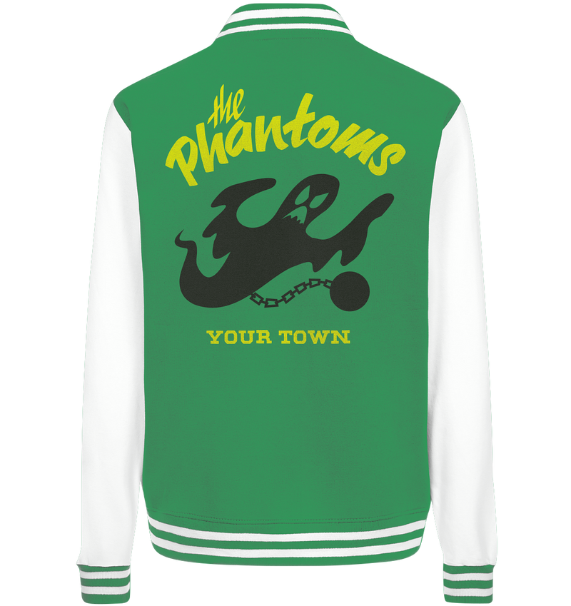 THE PHANTOMS by MARCEL BONTEMPI - (YOUR TOWN - to be personalized) - College Jacket - Copasetic Mailorder