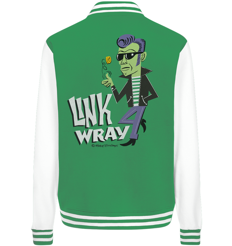 Link Wray by Marcel Bontempi - College Jacket - Copasetic Mailorder