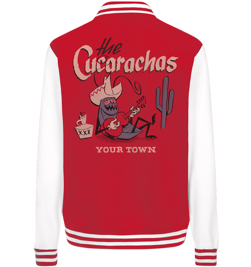THE CUCARACHAS by MARCEL BONTEMPI (YOUR TOWN - to be personalized) - College Jacket - Copasetic Mailorder