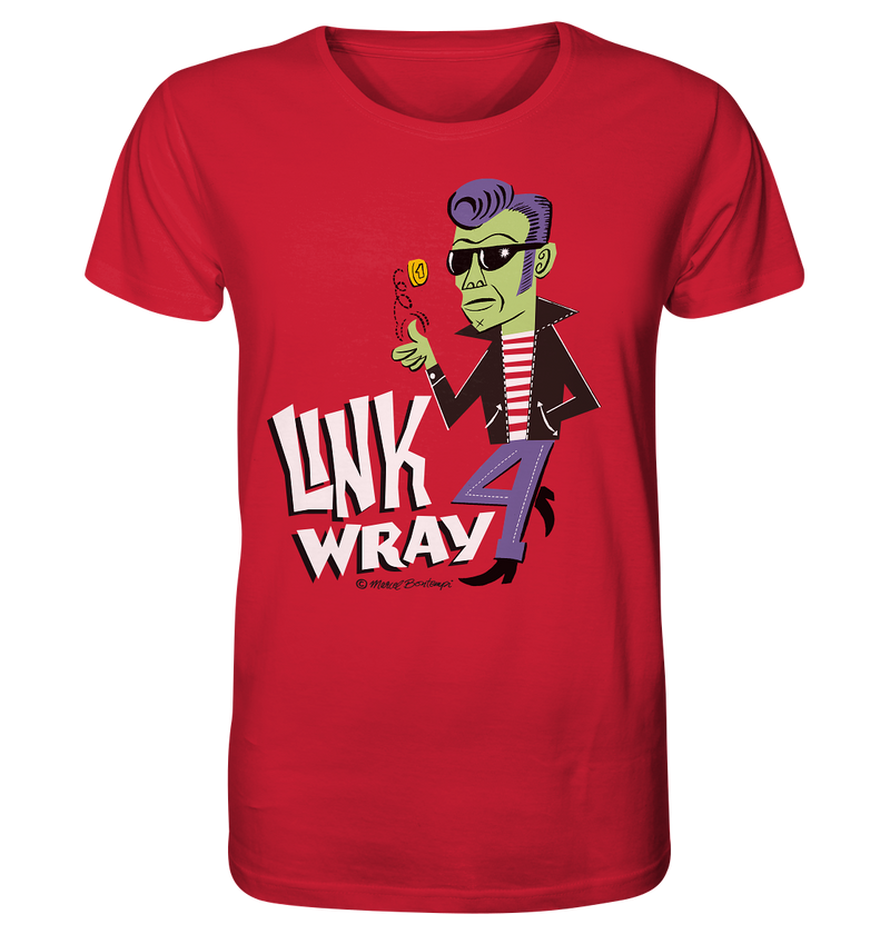 Link Wray by Marcel Bontempi - T-Shirt - Organic Shirt - 100% cotton - Copasetic Mailorder