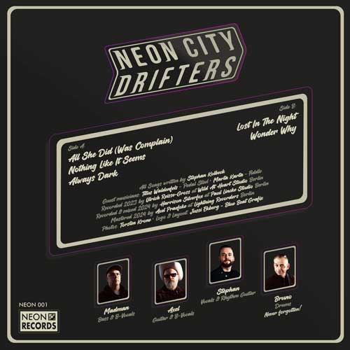 NEON CITY DRIFTERS - s/t - 10inch