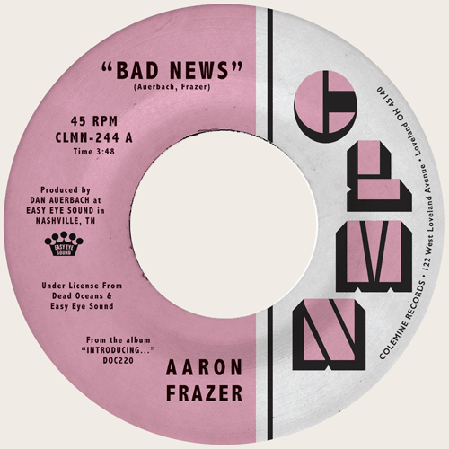 AARON FRAZER - Bad News // Done Lyin' - 7inch