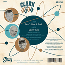 CLARK & the ACES - Don't Give A Fuck // Lovin' Girl - 7inch backsleeve
