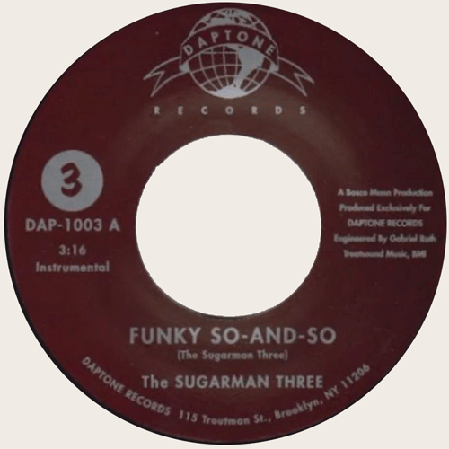 SUGARMAN THREE - Funky So-And-So // Part 2 - 7inch