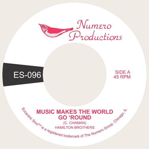 HAMILTON BROTHERS - Music Makes The World Go 'round // Instr. - 7inch (diff. col. vinyl available)