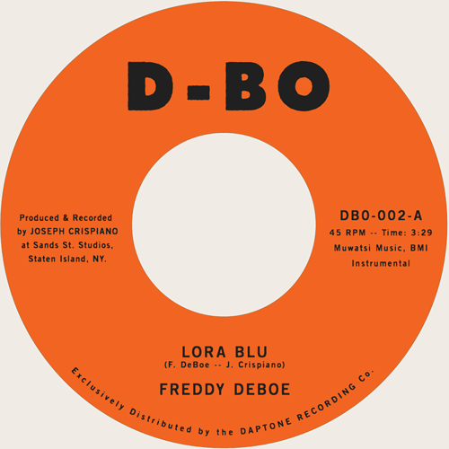 FREDDY DEBOE - Lora Blu // Lost At Sea - 7inch