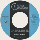 NIGHT OWLS - You Don't Know Me // If You Let Me - 7inch