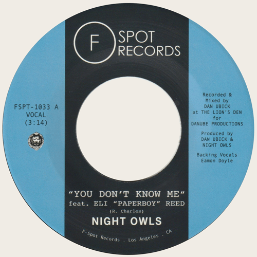 NIGHT OWLS - You Don't Know Me // If You Let Me - 7inch