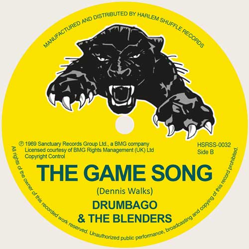 DENNIS WALKS - Belly Lick // DRUMBAGO - The Game Song - 7inch (PRE-ORDER)