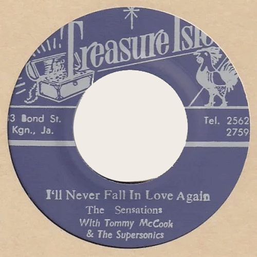 SENSATIONS - I'll Never Fall In Love Again // Those Guys - 7inch