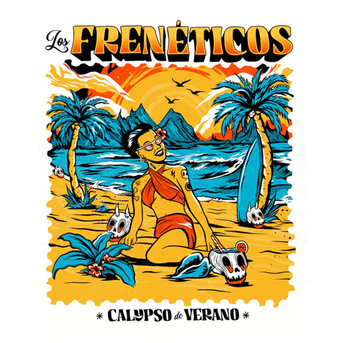 LOS FRENETICOS - Calypso de Verano - 7inch EP (col. vinyl)