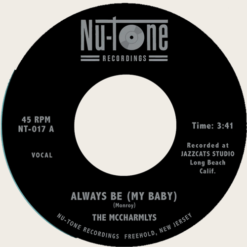 MCCHARMLYS - Always Be (My Baby) // Tu Seras Mi Baby - 7inch (col. vinyl)