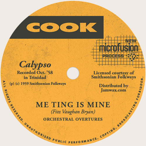 ORCHESTRAL OVERTURES - Me Ting Is Mine // Why You Want To Touch It For - 7inch