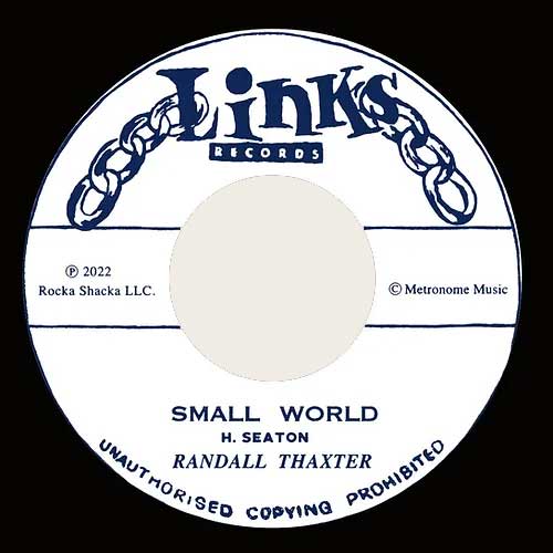 RANDALL THAXTER - Small World // CONSCIOUS MINDS - Something New - 7inch