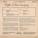 Various - RHYTHM & BLUES HOUSEPARTY Vol.1 - 7inch EP back sleeve