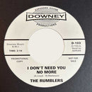 RUMBLERS - I Don't Need You No More // Warhead - 7inch (col. vinyl avail.)