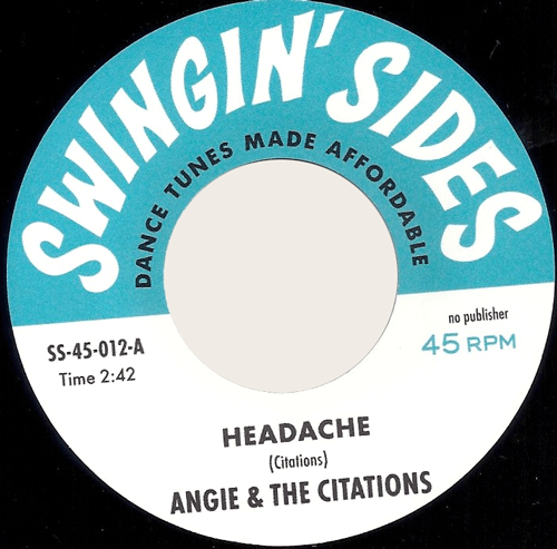ANGIE & THE CITATIONS - Headache / THE NOCTURNES - Journey To The Stars - 7inch