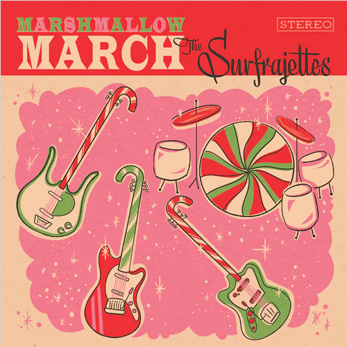 SURFRAJETTES - Marshmellow March // All I Want For Christmas Is You - 7inch (col. vinyl)