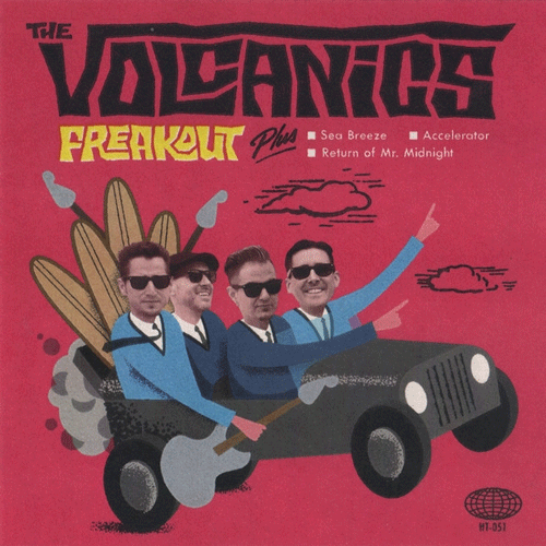 VOLCANICS - Freakout - 7inch EP