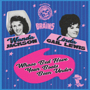 WANDA JACKSON, LINDA GAIL LEWIS, THE BRAINS - Bajo cuya cama han estado tus botas - 7 pulgadas (vinilo rosa)