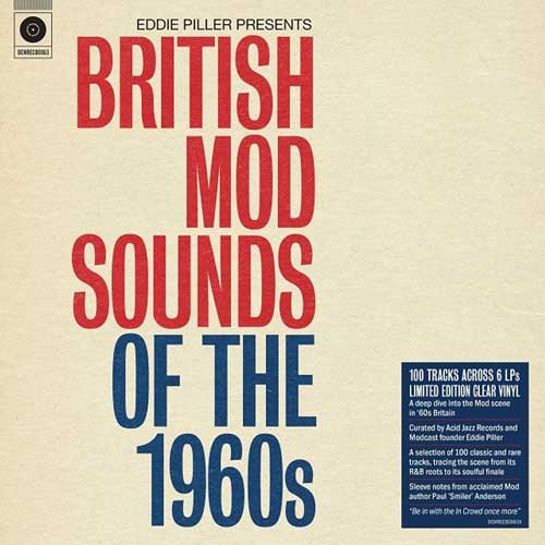 Various - Eddie Piller presents BRITISH MOD SOUNDS OF THE 1960s - 6xLP BOX (col. vinyl)