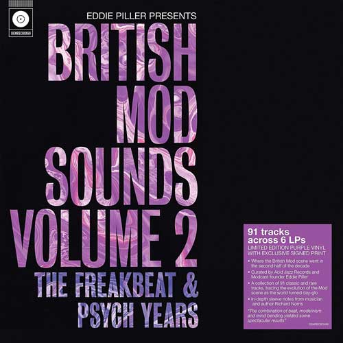 Various - Eddie Piller presents BRITISH MOD SOUNDS Vol.2 - 6xLP BOX (col. vinyl)