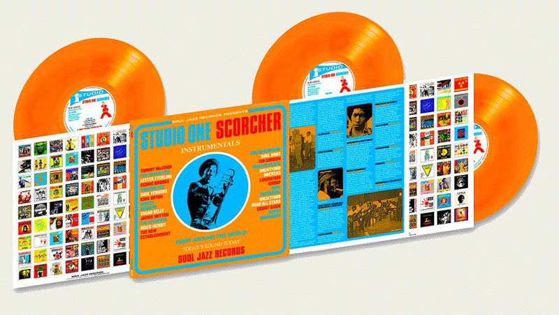 Various - STUDIO ONE SCORCHER INSTRUMENTALS - 3xLP + DL (col. vinyl)