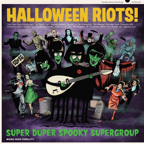 SUPER DUPER SPOOKY SUPERGROUP - Halloween Riots! - LP