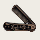 metal pin - ROCKABILLY COMB