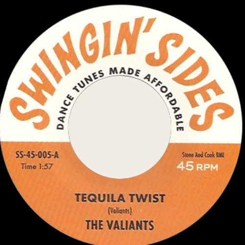 VALIANTS - Tequila Twist / SHAN-TONES - Sheba - 7inch
