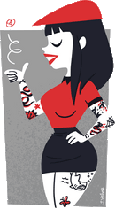 RUDE GIRL by JULIAN WEBER - Organic Shirt