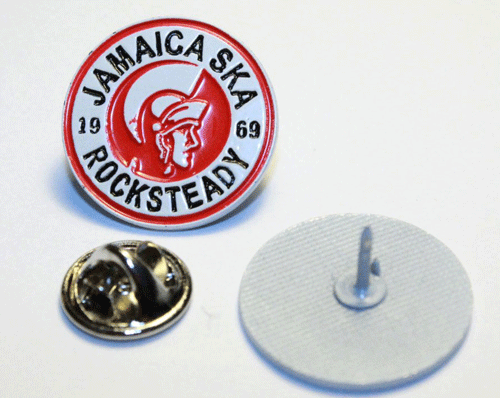 metal pin - JAMAICA SKA ROCK STEADY 1969