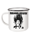 Taza de esmalte "El Señor Sutch Gritando" - Emaille Tasse