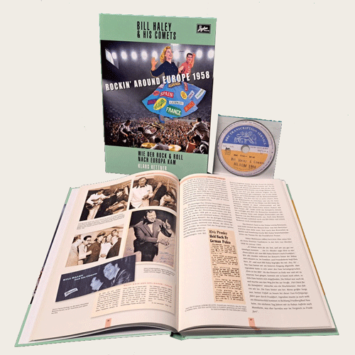 BILL HALEY - Rockin' Around Europe 1958 - book (avail. in german and engl.) + CD