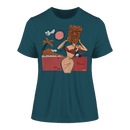 TIKI GIRL by JULIAN WEBER - Ladies Organic Shirt - Fitted Ladies Organic Shirt